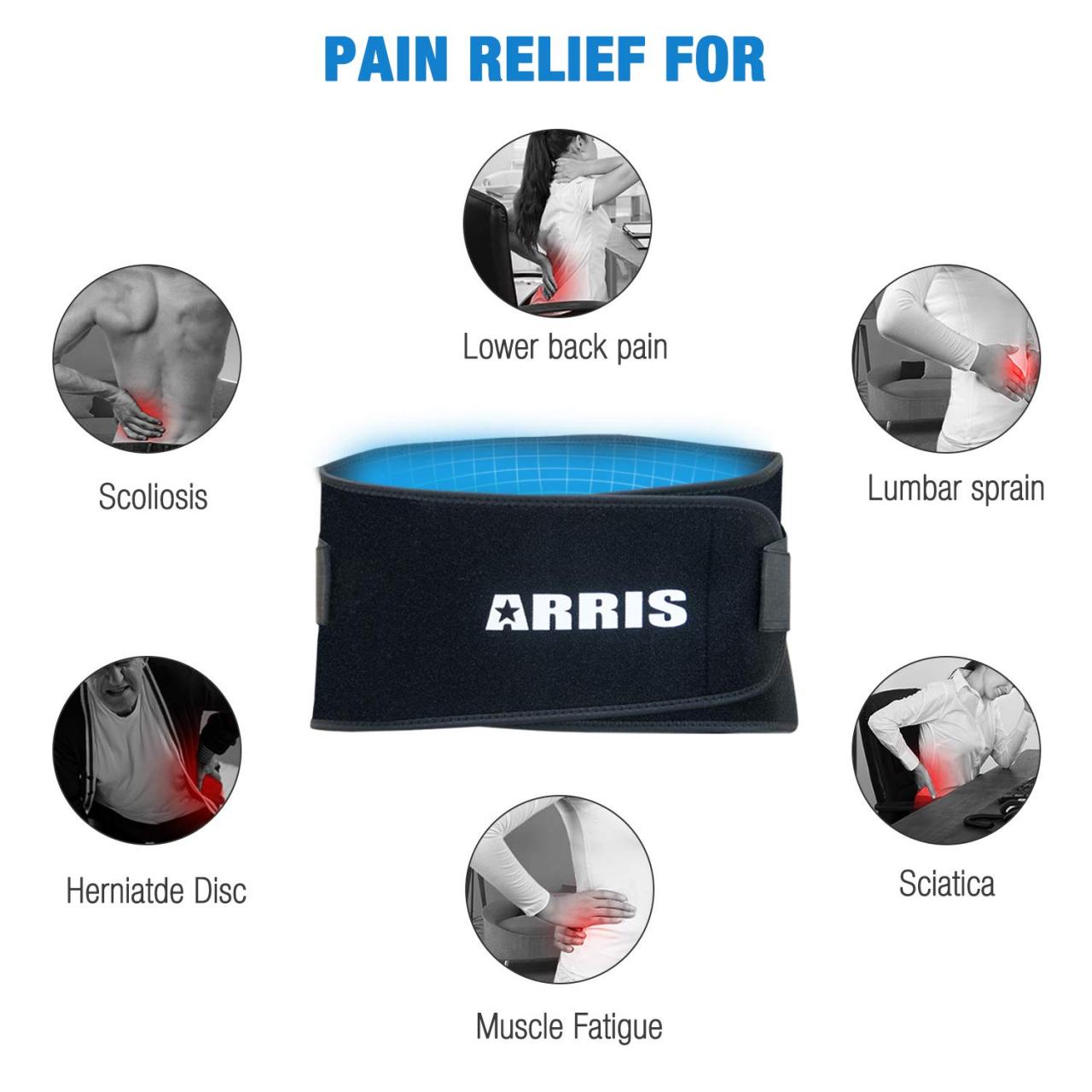 Buy ARRISHOBBY Back Pain Cold Ice Pack-Reusable Hot Cold Lower Back Brace  for Lumbar, Waist, Abdomen, Hip Back Injuries -Relieve  Sciatica,Coccyx,Scoliosis Herniated Disc Back Belt for Pain Relief Online  in Turkey. B07RHMGKJS