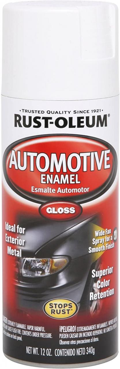 Buy Rust-Oleum 252468 Automotive Rust Preventive Enamel Spray Paint, Aerosol,  8-10 Sq-Ft/Can, 12 oz, Gloss White, 12 Ounce Online in Turkey. B003CT4ADO