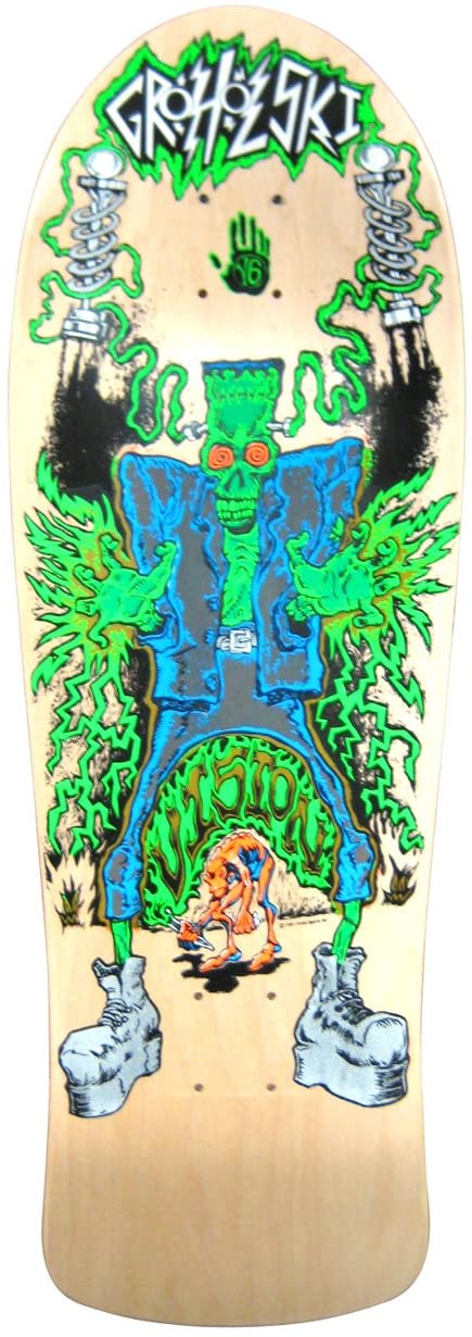 Vision Groholski Frankenstein Reissue Skateboard Deck 10.25x31.25 Decks  Outdoor Recreation