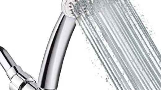 CLOFY Anti-clog Shower Head High Pressure Handheld Shower with Hose and  Holder Shower Heads Home & Garden