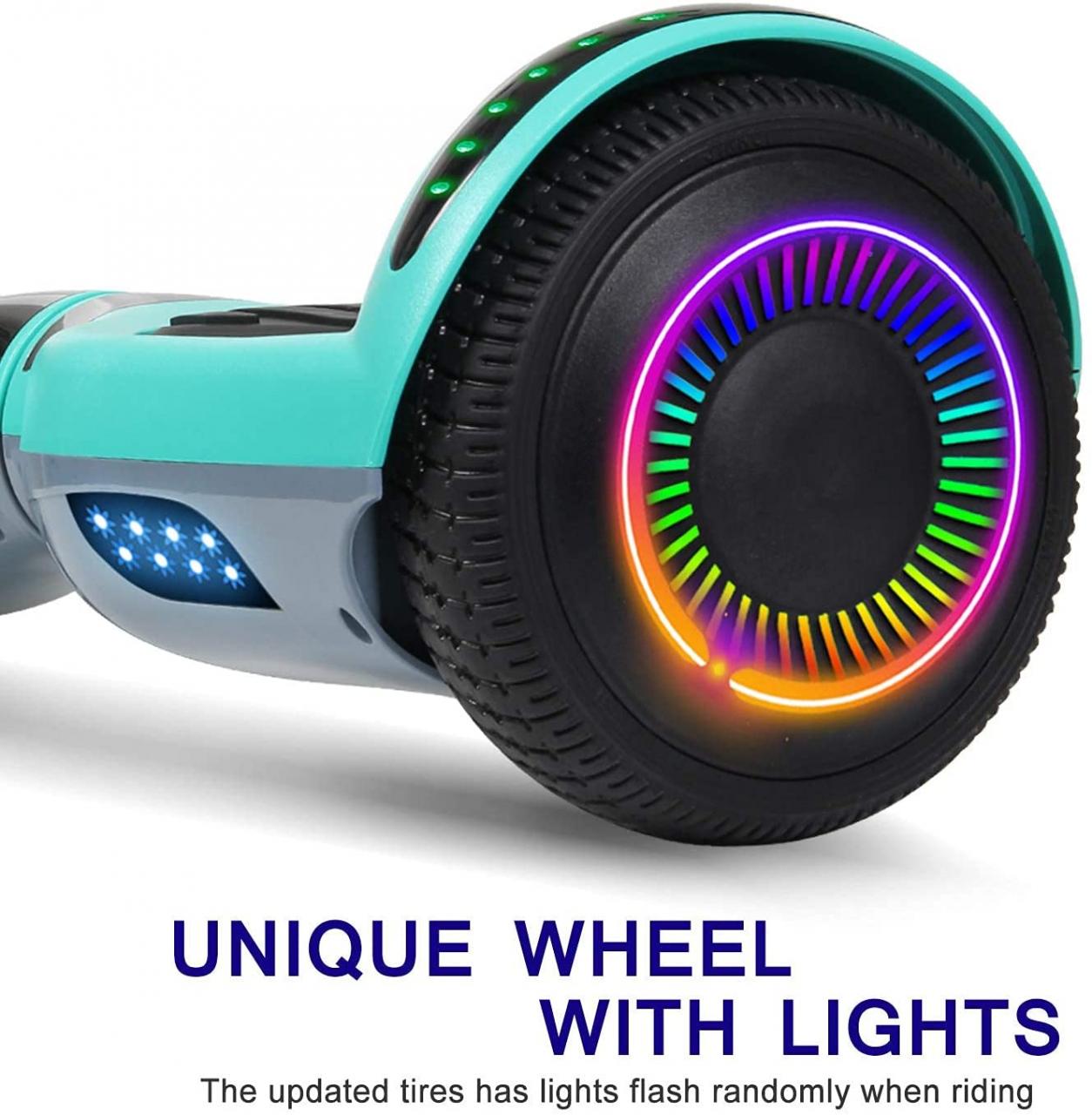 Buy Felimoda Hoverboard for Kids and Adults, 6.5 Two-Wheel Self Balancing  Scooters Hoverboard with Bluetooth Speaker & LED Lights Online in Hong  Kong. B07MM12RGW