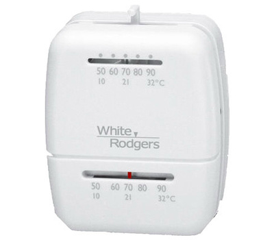 Economy Mechanical Thermostat by White-Rodgers. .99. Compatible with  most single-stage heating/coolin… | Thermostat, Baseboard heater thermostat,  Home thermostat