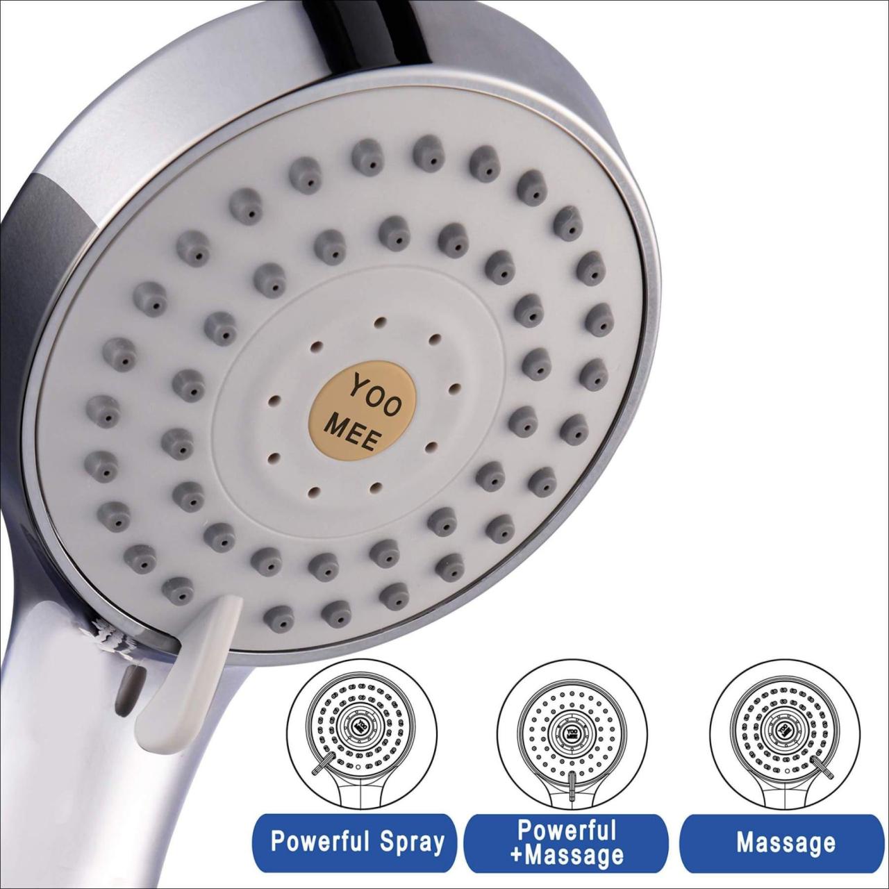 Bath YOO.MEE High Pressure Handheld Shower Head W Powerful Spray Oil-Rubbed  Bronze Showers, Bathtubs & Parts