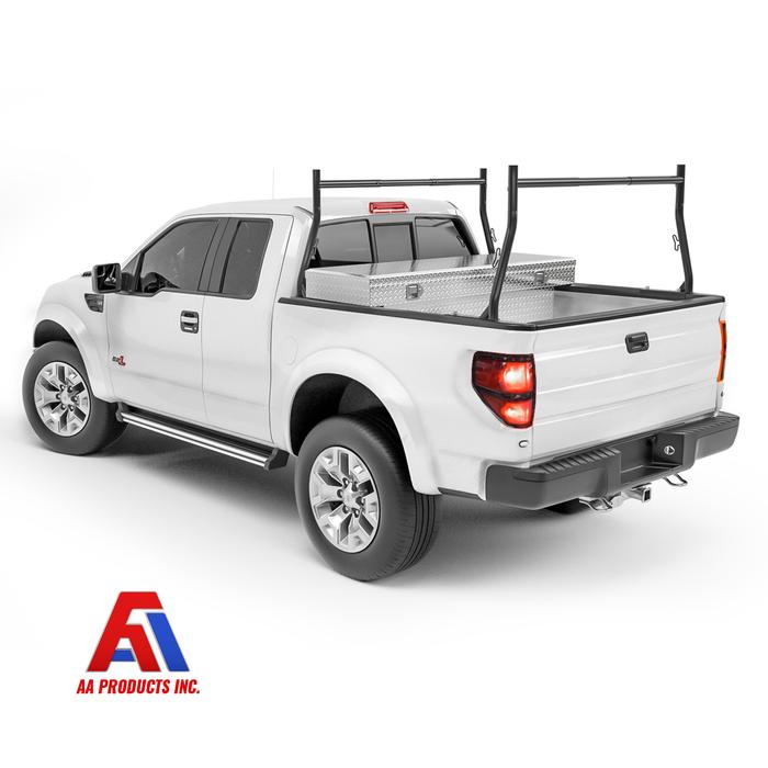 8 AA Products Inc AA-Racks X35 Truck Rack with Non-Drilling C-Clamps  Pick-up Truck Utility Ladder Rack Matte White Truck Bed & Tailgate  Accessories Automotive emosens.fr