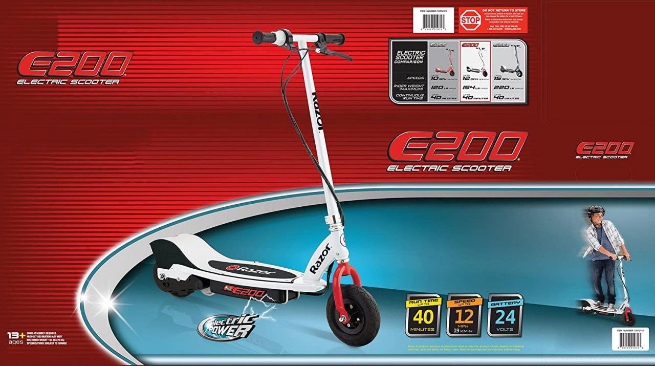 Buy Razor E200 Electric Scooter - White Online in Taiwan. B076WJ867T