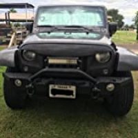 Buy Restyling Factory-Rock Crawler Front Bumper With Fog Lights Hole &  Built In Winch Plate Black Textured Compatible with 07-18 Wrangler JK  Online in Vietnam. B01JFGYMXK