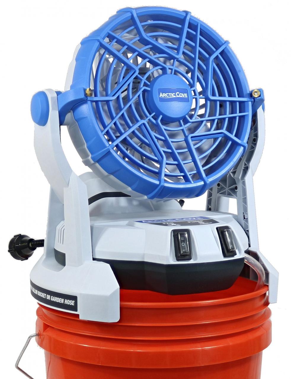 Arctic Cove MBF0181 18V Lithium Ion Powered Cooling Bucket Top Variable  Speed Fan and Water Mister (18V Battery and Charger Included, 5 Gallon  Bucket Not Included) : Amazon.ae: Kitchen