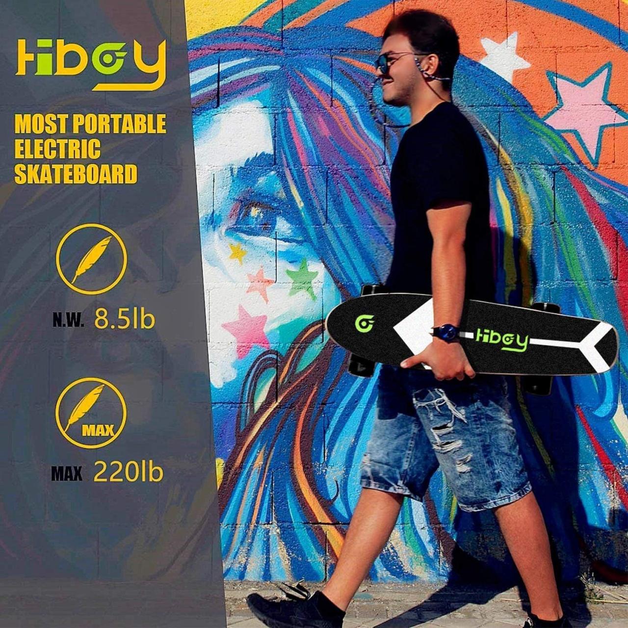 Buy Hiboy S11 Electric Skateboard with Wireless Remote, E-Skateboard Max  Speed 12.4 mph, Range 6-9 Miles, 350W Motor Eskateboard for Adults Teens  (Upgraded Version) Online in Turkey. B08942T1CH