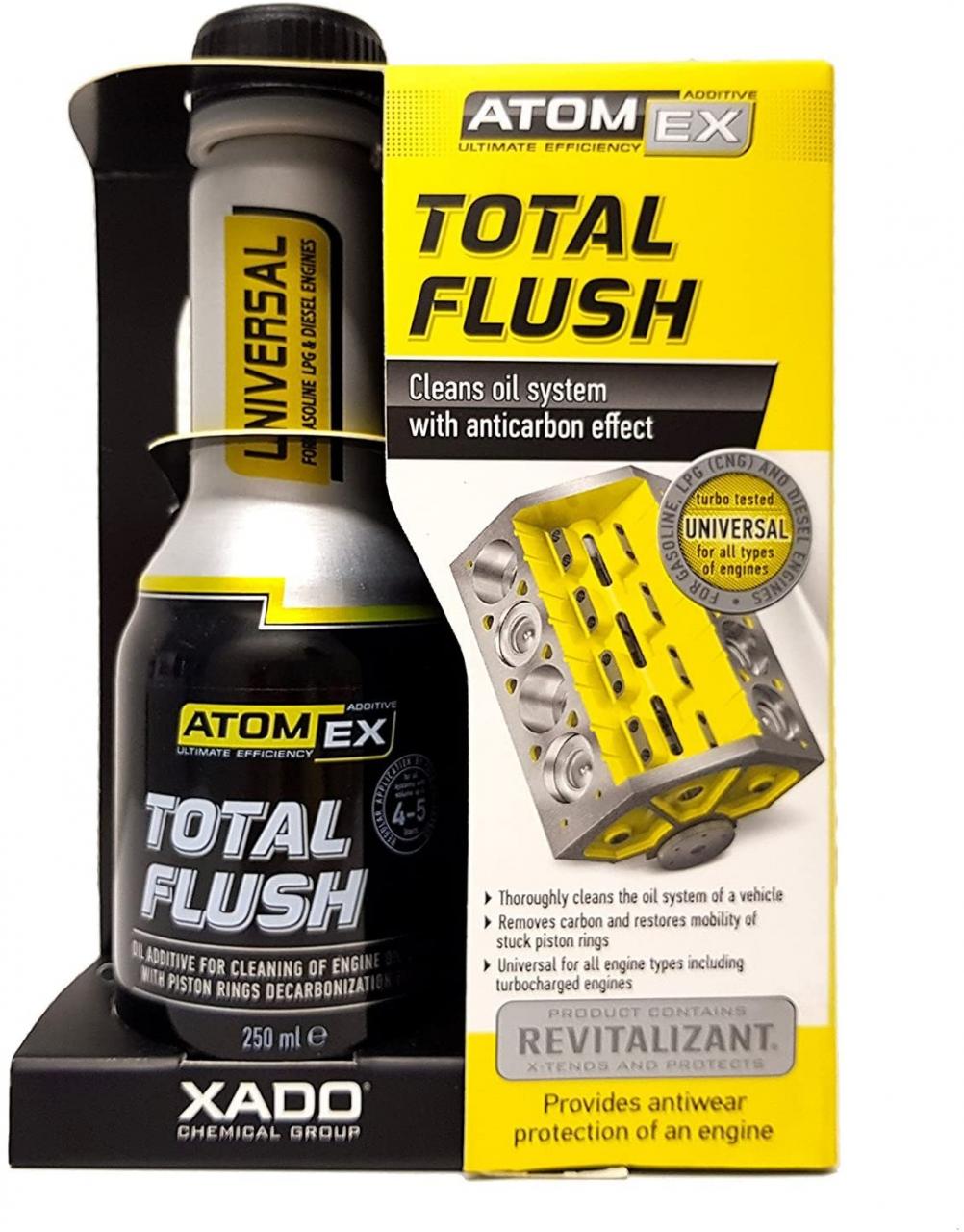 Atomex TotalFlush - oil system cleaner. Buy in USA: price, reviews, sale,  wholesale | xado.us