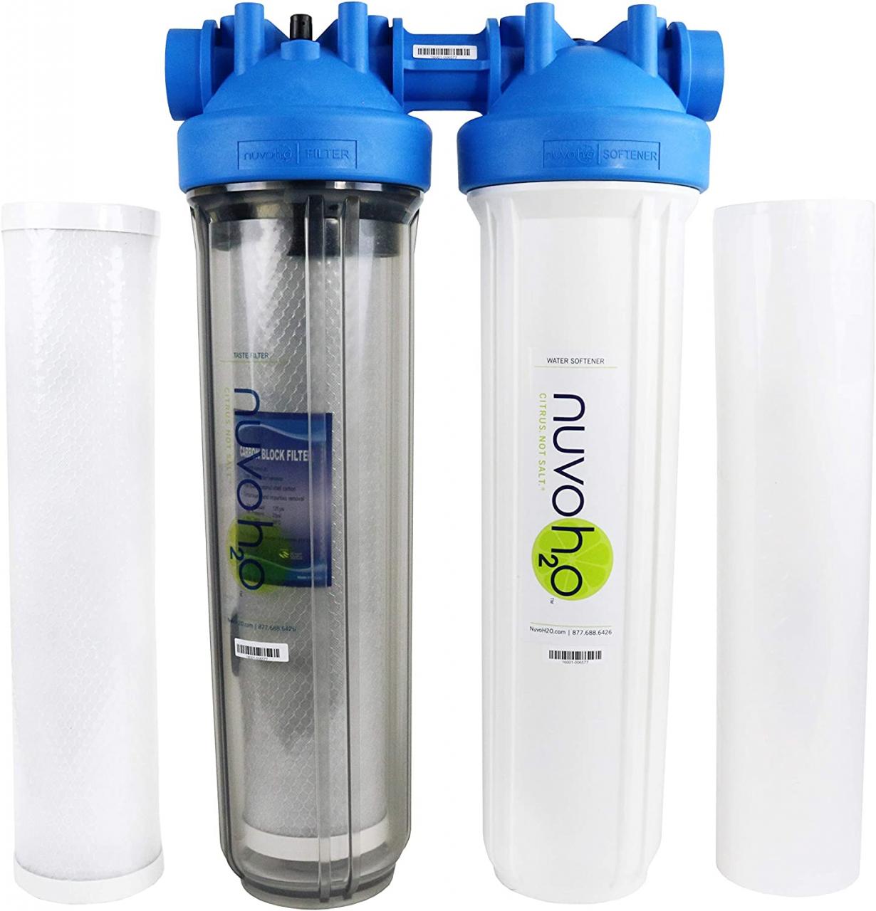 Buy NuvoH2O Manor + Taste Complete Water Softener System, Includes 1 Manor Water  Softener and 1 Taste Replacement Cartridge, Complete System Online in  Indonesia. B014SY9APY