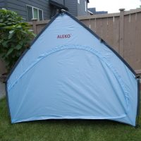 ALEKO BS68BL Portable Pop Up Bike Tent Bicycle Storage Shed Weather  Resistant Protection Outdoor with Carrying Case 79 X 63 X 32 Inches Blue-  Buy Online in Dominica at Desertcart - 3511946.