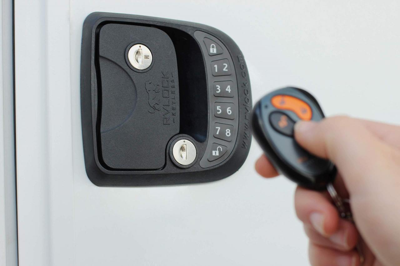 RVLOCK Keyless Entry Door Handle Install and Review - YouTube