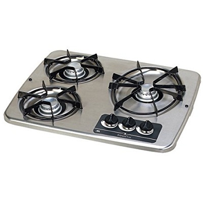 Atwood (56472) DV 30S Stainless Steel Drop-In 3-Burner Cooktop - Appliances  Finder