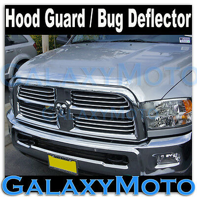 CHROME BUG SHIELD Deflector Hood Guard Protector for 10-14 Dodge Ram  2500+3500 - 4.86 | PicClick