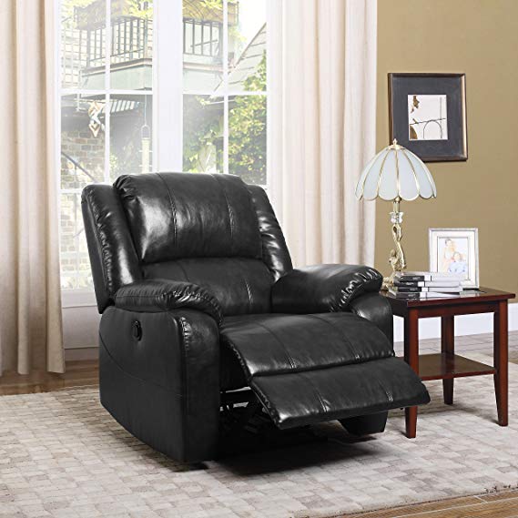 Divano Roma Furniture Power Electric , Leather Recliners