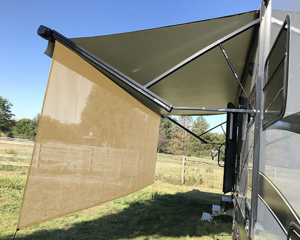 Tentproinc RV Awning Sun Shade Screen Sunshade Complete Kits -Drop 7',
