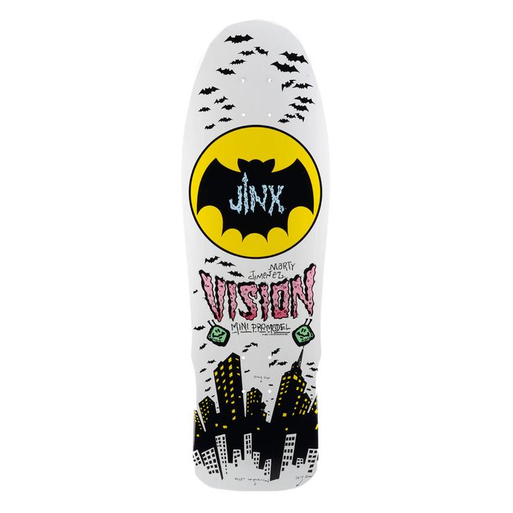 Vision Jinx Mini Reissue Skateboard Deck 9.5x29.5 Decks studiodarpan  Outdoor Recreation