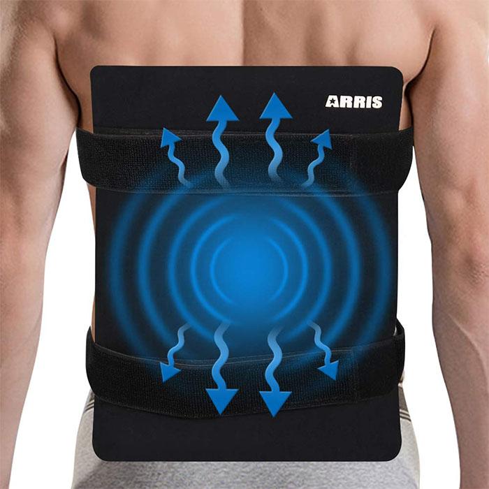 ARRIS Back Pain Ice Pack Belt Reusable Hot Cold Therapy for Lower Lumbar,  Sciatic Nerve Pain Relief Degenerative Disc Disease Coccyx Scoliosis: Buy  Online at Best Price in UAE - Amazon.ae