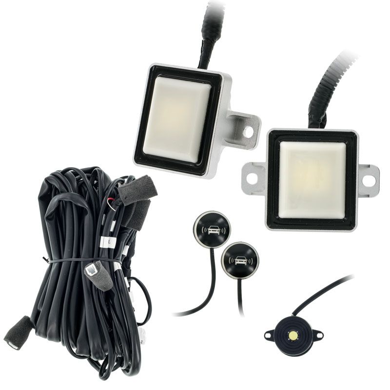 Accele BSS200 Blind Spot Sensor Detection System with LED indicators  Vehicle Electronics & GPS smd Car Alarms & Security
