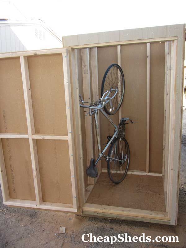 Build A Compact Bike Shed In 7 Steps | Bike shed, Bicycle storage shed, Bike  storage