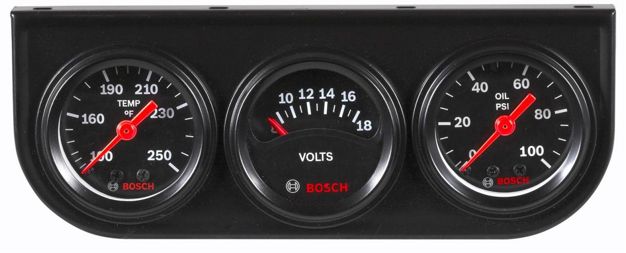 Bosch Vaccum/Boost Gauge (Mechanical), Car Accessories, Electronics &  Lights on Carousell