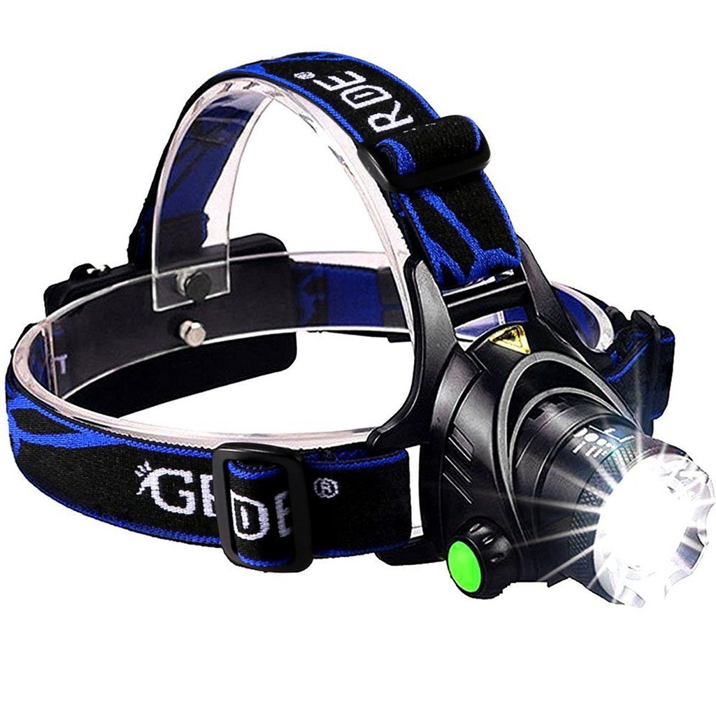 LED頭燈GRDE Zoomable 3 Modes Super Bright LED Headlamp with