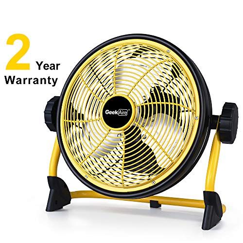 Geek Aire Rechargeable Outdoor High Velocity Floor Fan,10...  https://www.amazon.com/dp/B07MXB1VCG/ref=cm_sw_r_pi_dp_U_x_73dv… | Floor fan,  Portable fan, Outdoor fan