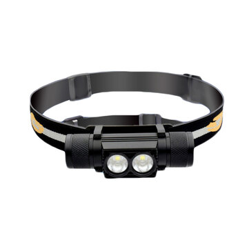 Unboxing Slonik 1000 Lumen Rechargeable 2x CREE LED Headlamp w/ 2200 mAh  Battery - YouTube