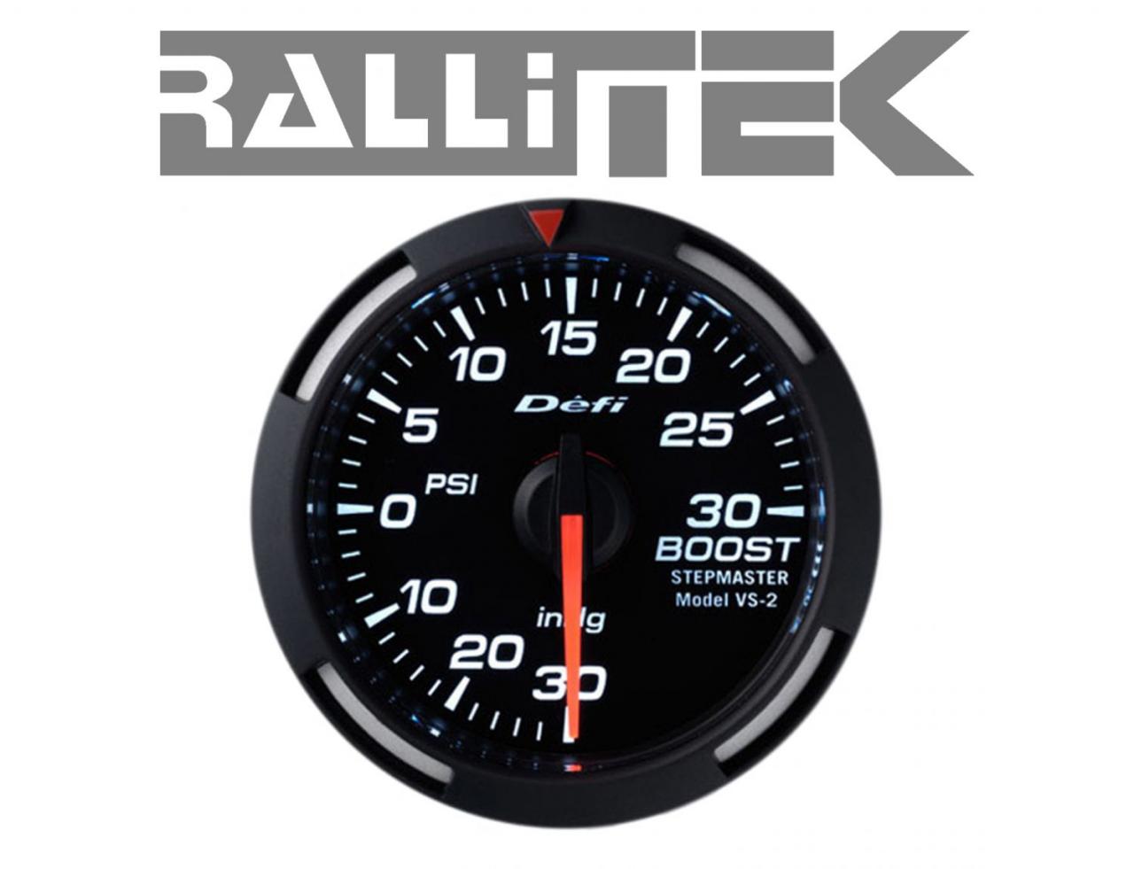 Defi Racer 52mm Boost Gauges (30 PSI) | RalliTEK.com