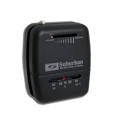 Suburban 161210 RV Furnace Heater Wall Thermostat Black - Get RV Parts