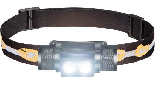 1000 Lumen Rechargeable 2x CREE LED Headlamp w/ 2200 mAh Battery -  Lightweight, Durable, Waterproof and Dustproof Headlight - Bright 600 ft  Beam - Camping and Hiking Gear | Walmart Canada