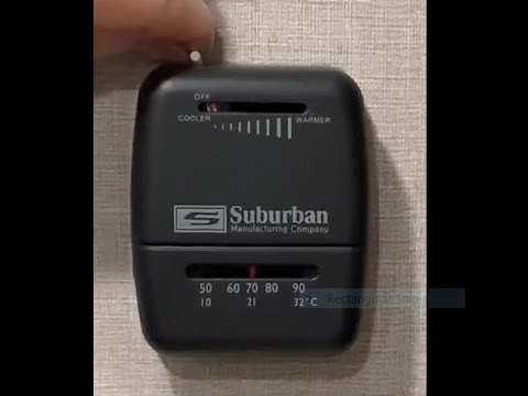 Suburban RV Thermostat Heating Only 161154 161138 Users Manual Instructions  Owners Guide | Manualzz