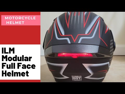 ILM 953 Bluetooth Integrated Modular Flip up Full Face Motorcycle Helmet