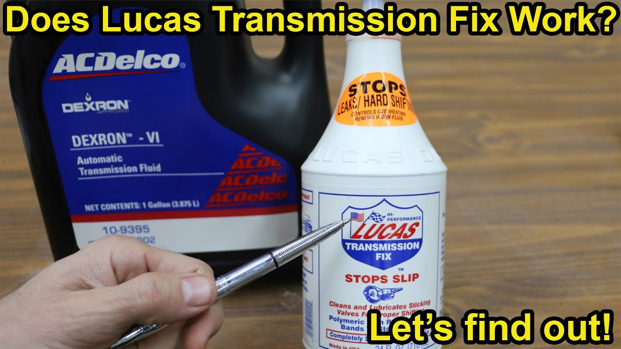 Does Lucas Transmission Fix Work? Let's find out! - YouTube