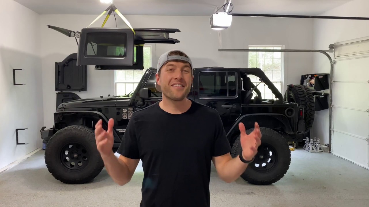 RollNJack one person Jeep hardtop removal and storage device by John  Cullinan — Kickstarter