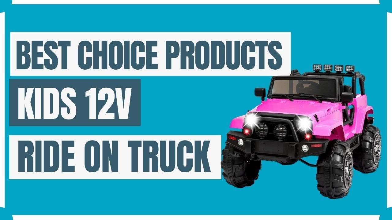 12V Kids Ride-On Truck Car w/ Parent Remote Control, Spring Suspension – Best  Choice Products