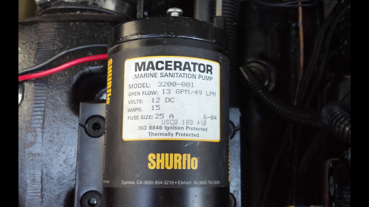 Shurflo Macerator 12V waste pump | Trailer & Caravan Super Store