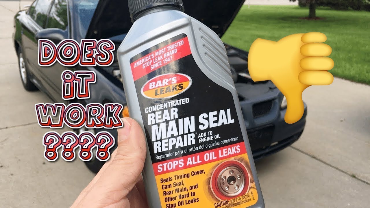 New Bar's Leaks Oil Seal Permanently Fixes Oil Leaks And Burning Oil,  Company Says