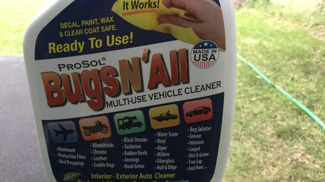Bugs N All Vehicle Cleaner - Ready-To-Use 32oz. | Procelle Home