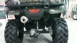 2014 Honda Foreman TRX 500 FM1 4x4 Gets New Interco Radial Reptiles Tires  And ITP Black Steel Rims w - YouTube