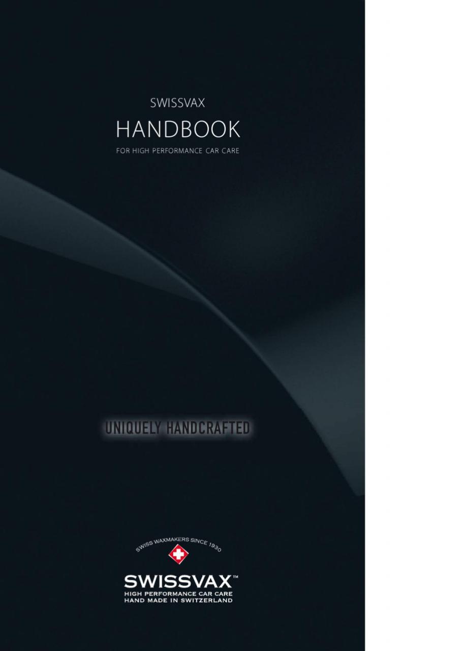 Swissvax Handbook by Detailer's Domain - issuu