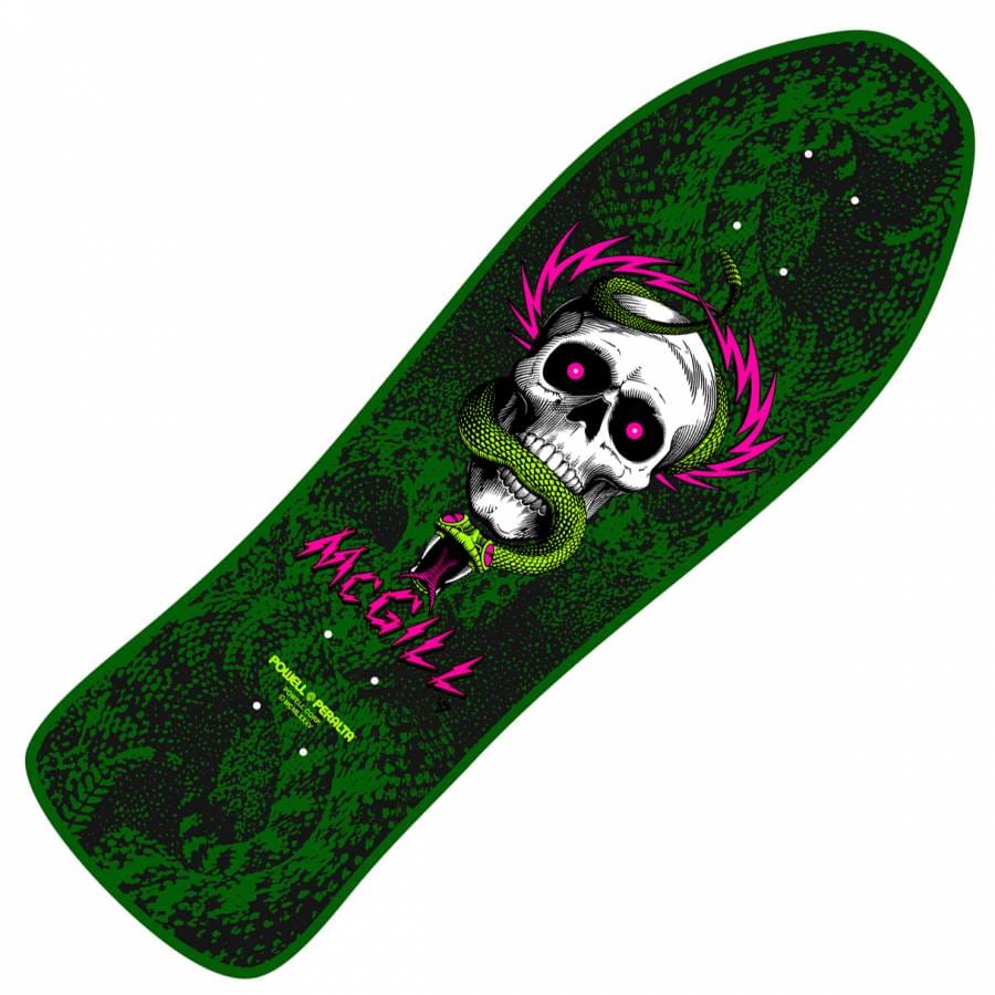 Powell-Peralta Bones Brigade Mike McGill Skull and Snake Skateboard Deck  Baby Blue Review | Bones brigade, Peralta, Skateboard decks