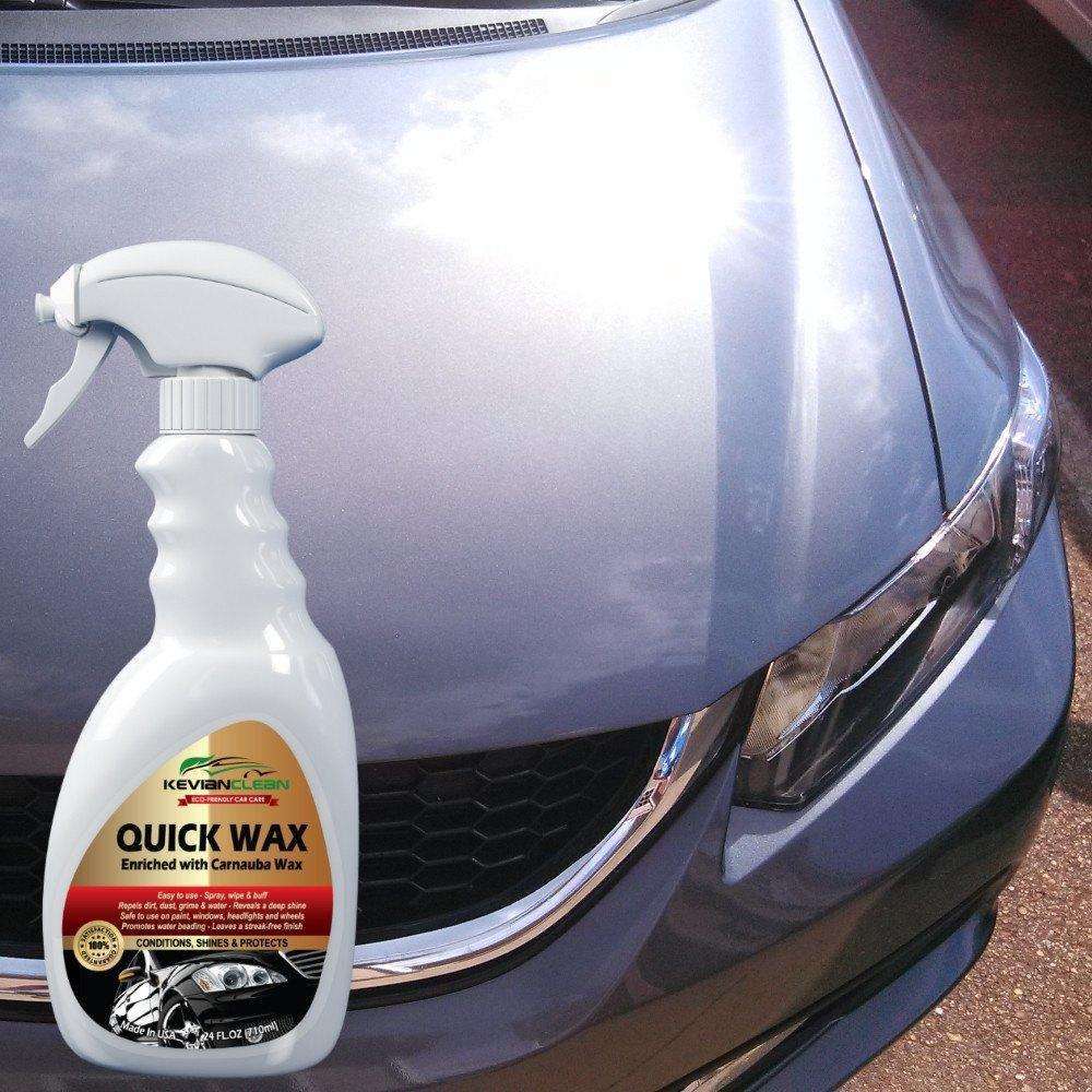 KevianClean Quick Wax Car Spray - With Carnauba for the Ultimate Shine