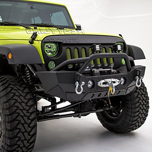Restyling Factory-Rock Crawler Front Bumper With Fog Lights
