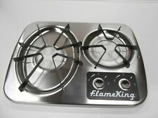 Flame King YSNHT600 LP Gas Drop-In 2 Burner RV Cooktop Stove with Cover  Camping & Hiking Camp Kitchen topexcursionstenerife.com