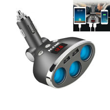Ugreen 120w Car Cigarette Lighter 1 to 2 Dual Socket Adapter Splitter  With... for sale online | eBay