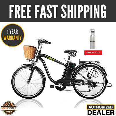 Buy NAKTO Electric Bicycle Cargo Electric Bike Mountain E-Bike 6 Speed Gear  with 36V10AH Removeable Battery Online in Hong Kong. B01N76ETKD