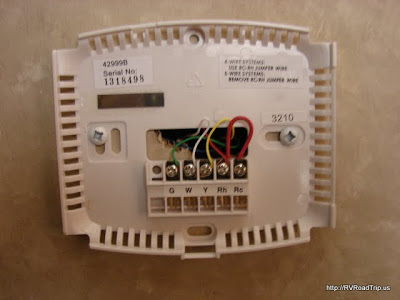 RV Digital Thermostat Installation / Coleman and Suburban